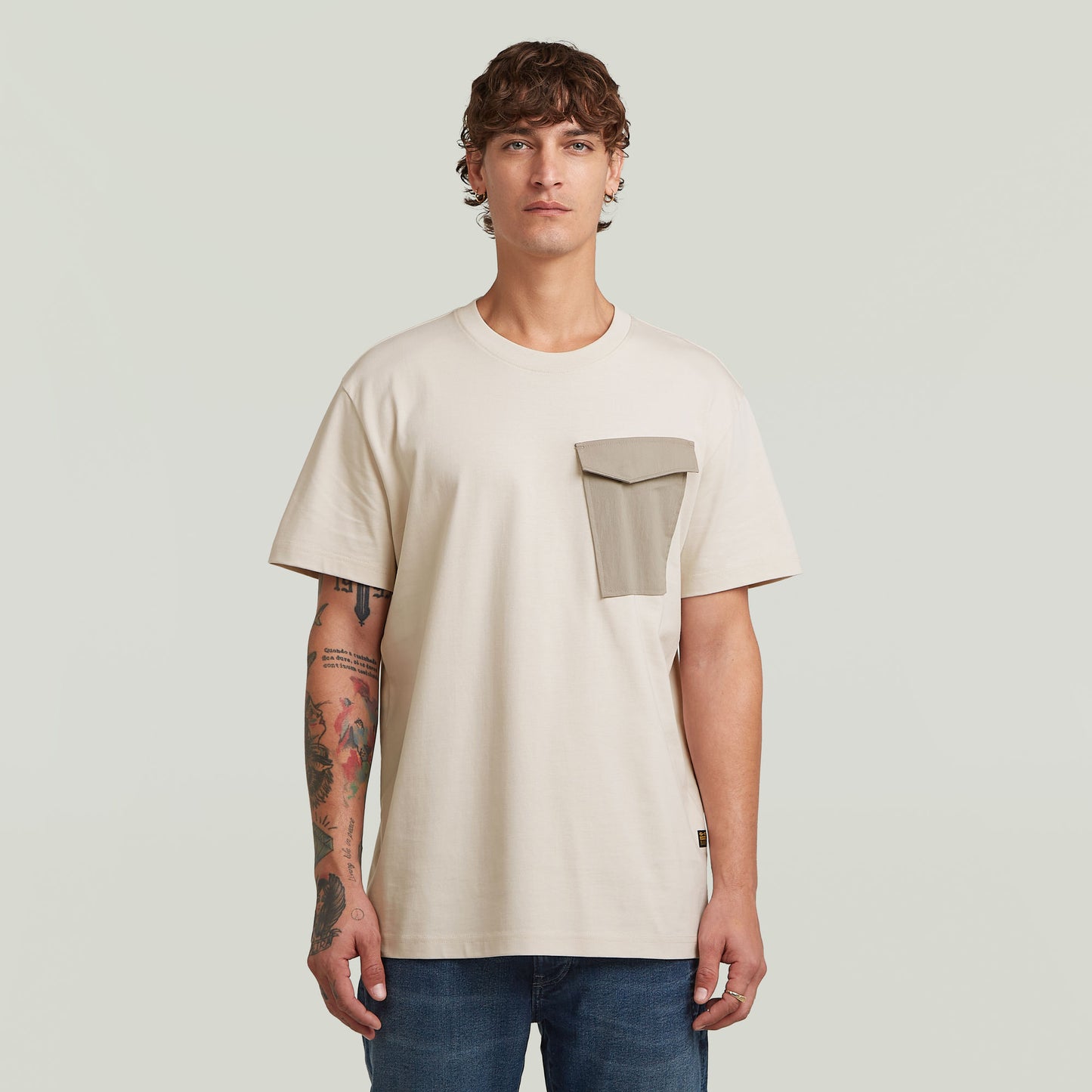 Camiseta Fabric Mix Pocket