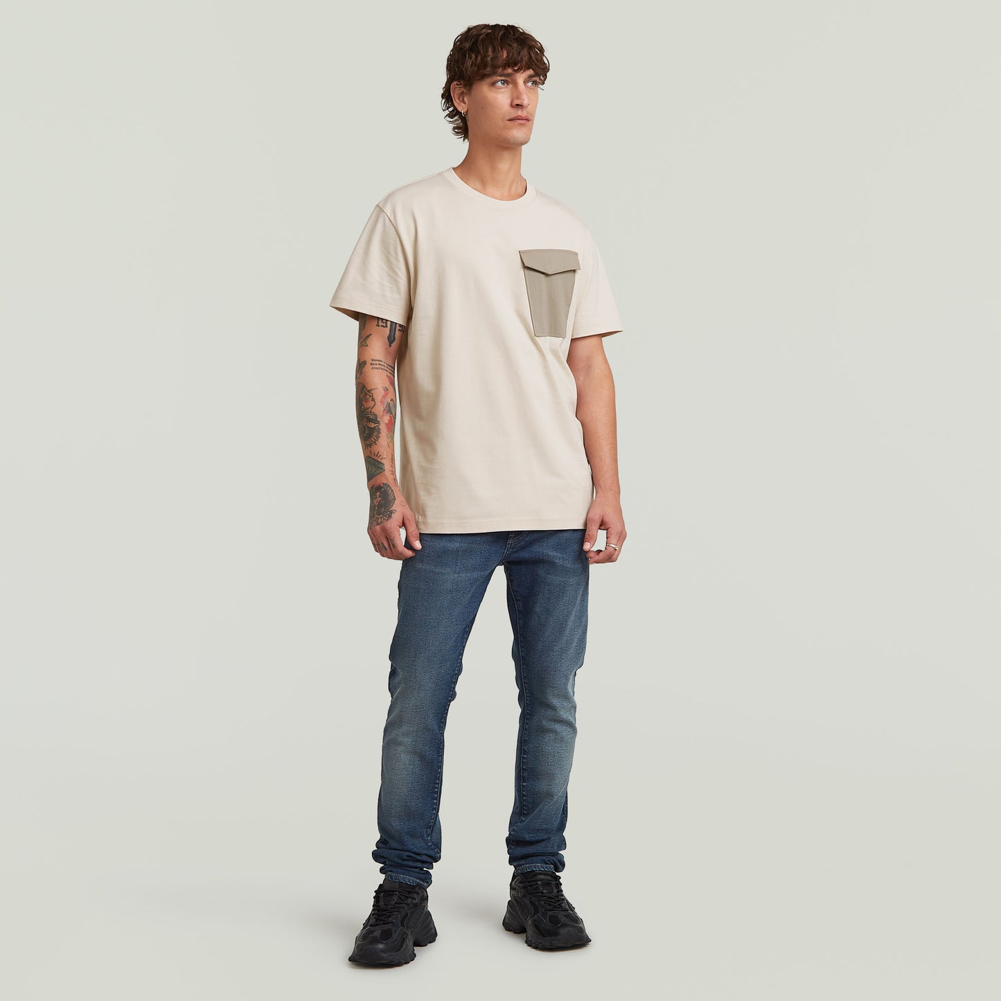 Camiseta Fabric Mix Pocket