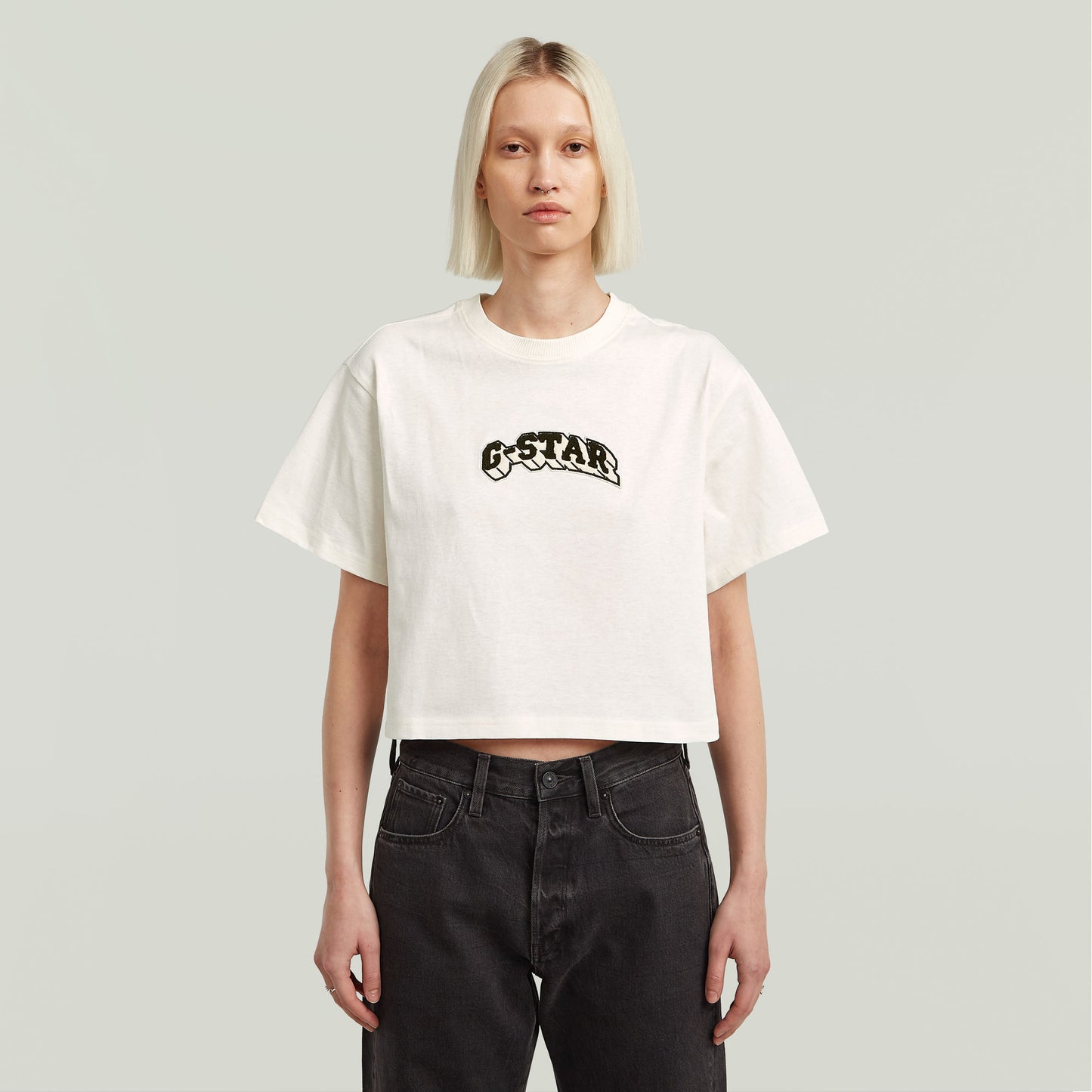 Camiseta Felt Logo Boxy
