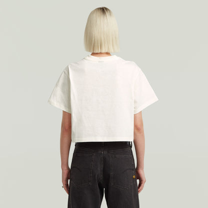 Camiseta Felt Logo Boxy