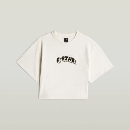 Camiseta Felt Logo Boxy