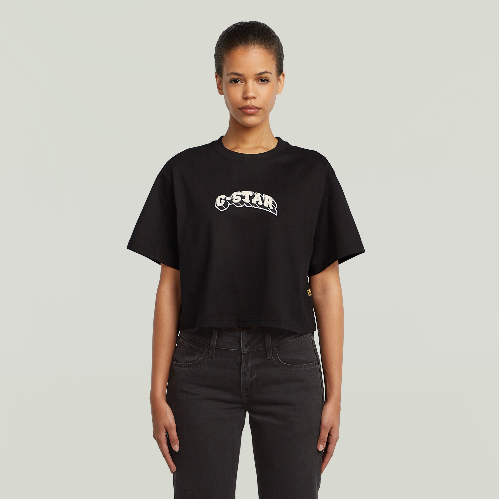 Camiseta Felt Logo Boxy