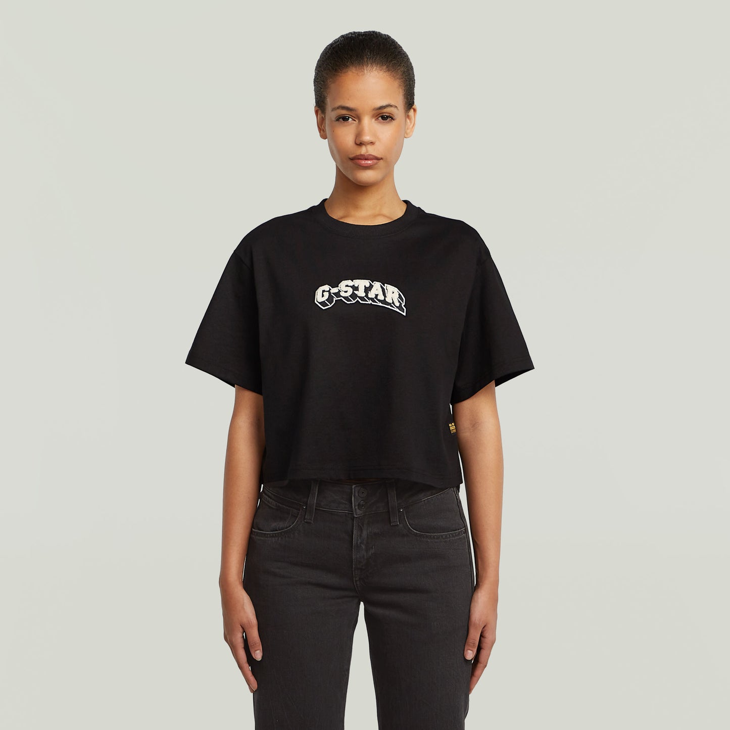 Camiseta Felt Logo Boxy