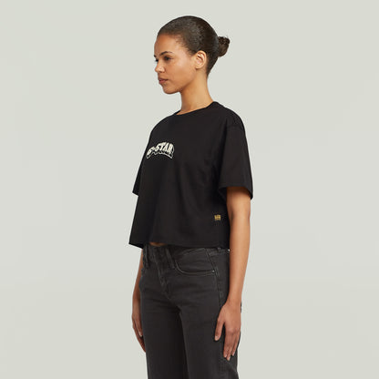 Camiseta Felt Logo Boxy