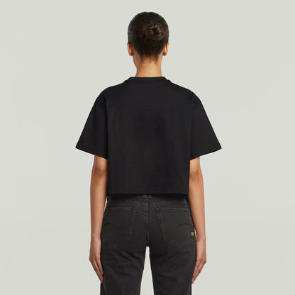 Camiseta Felt Logo Boxy