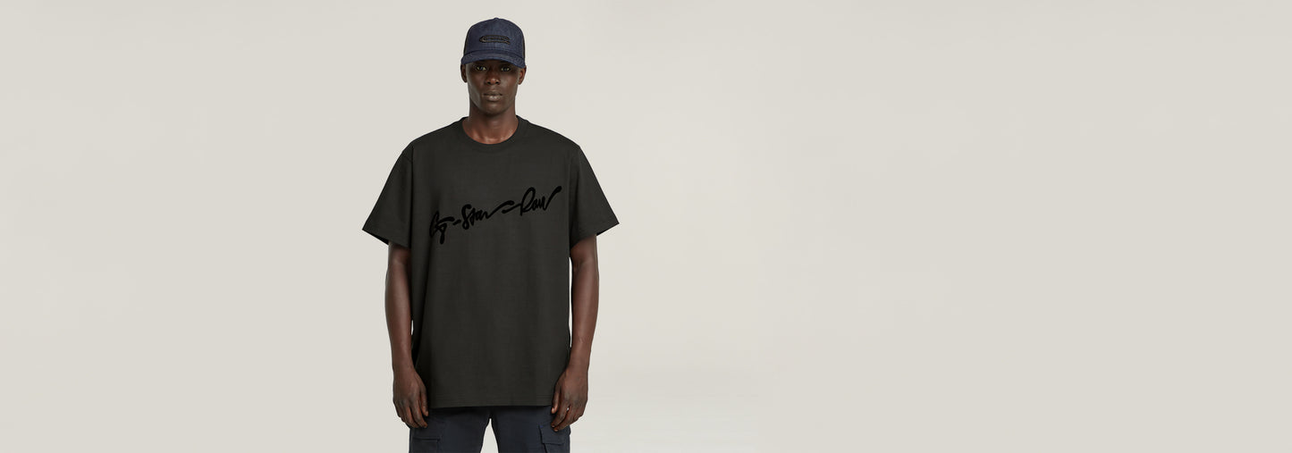 Camiseta Flock G-Script Loose