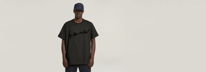 Camiseta Flock G-Script Loose