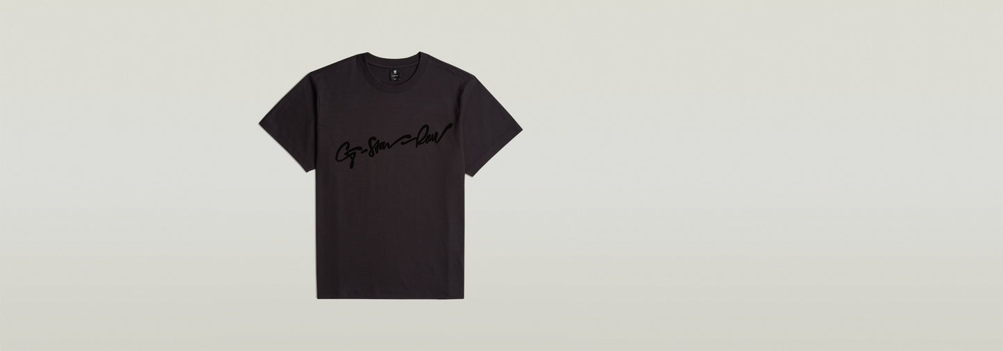 Camiseta Flock G-Script Loose