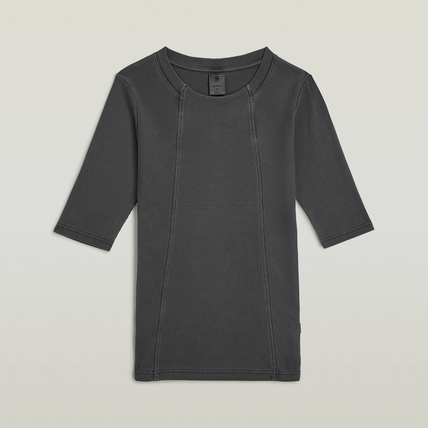 Camiseta lavada A-Line Slim Rib