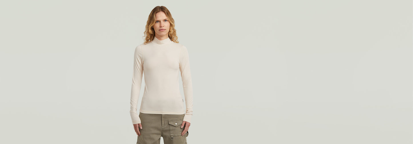 Camiseta Mock Slim