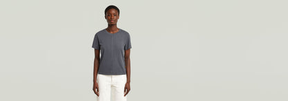 Camiseta Overdyed Front Seam