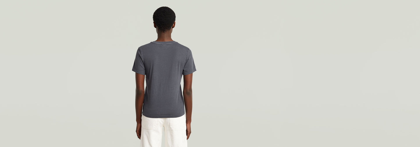 Camiseta Overdyed Front Seam