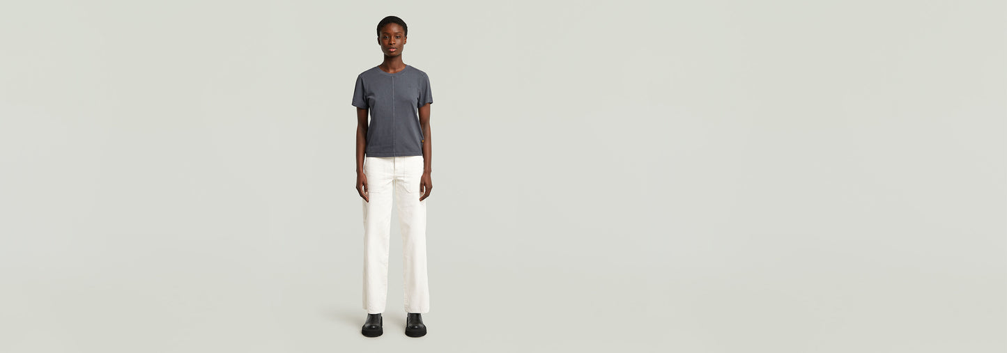 Camiseta Overdyed Front Seam