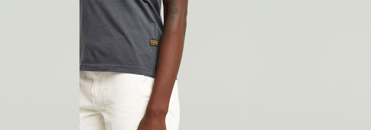 Camiseta Overdyed Front Seam