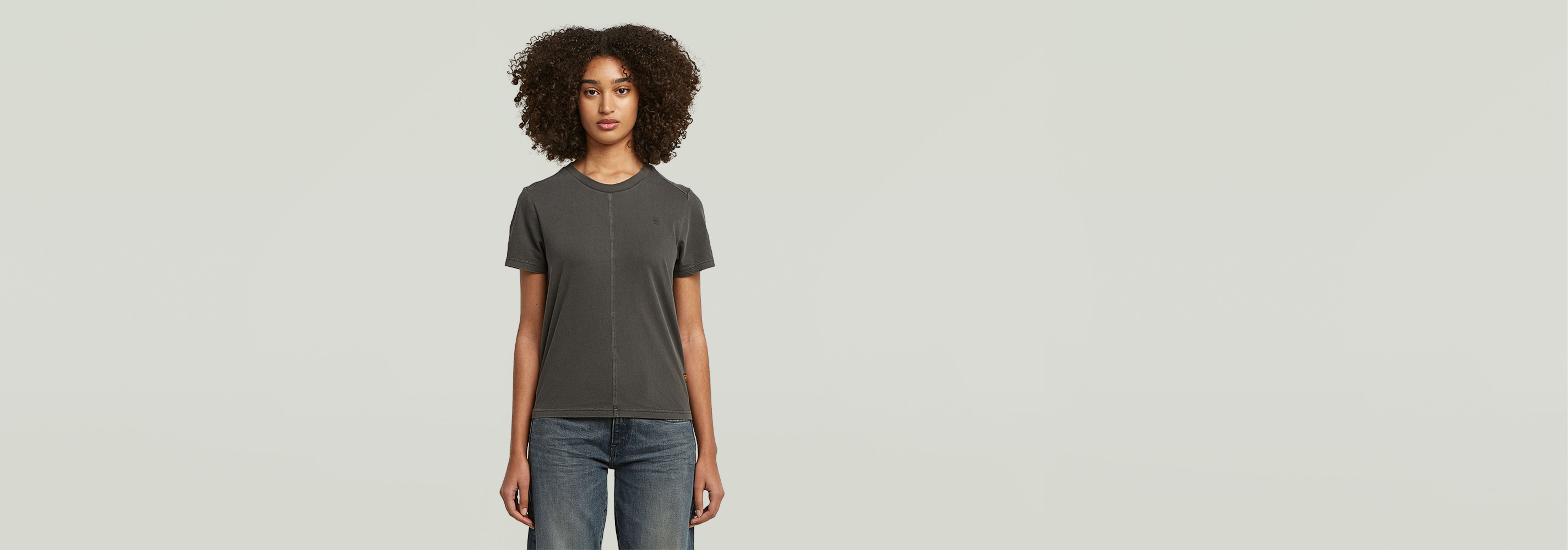 Camiseta Overdyed Front Seam
