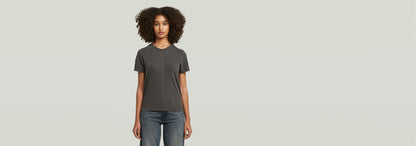 Camiseta Overdyed Front Seam