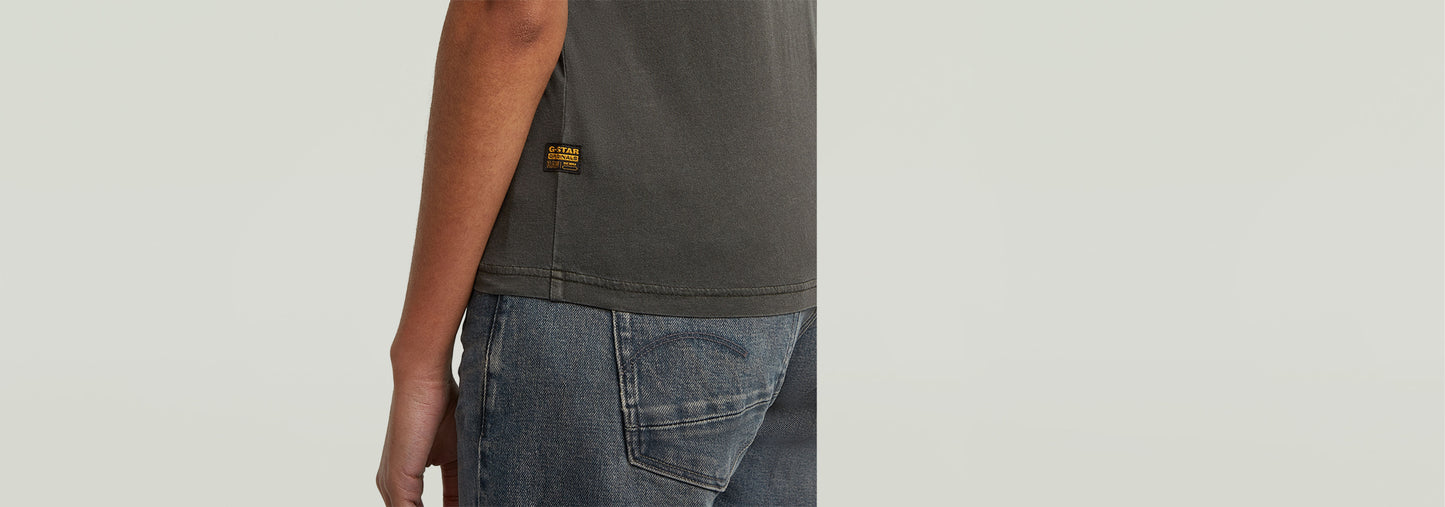 Camiseta Overdyed Front Seam