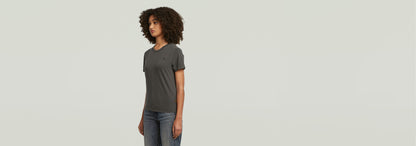 Camiseta Overdyed Front Seam