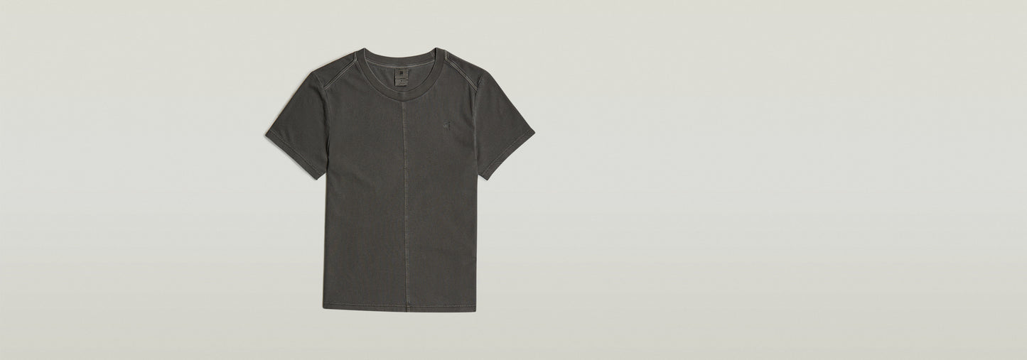 Camiseta Overdyed Front Seam