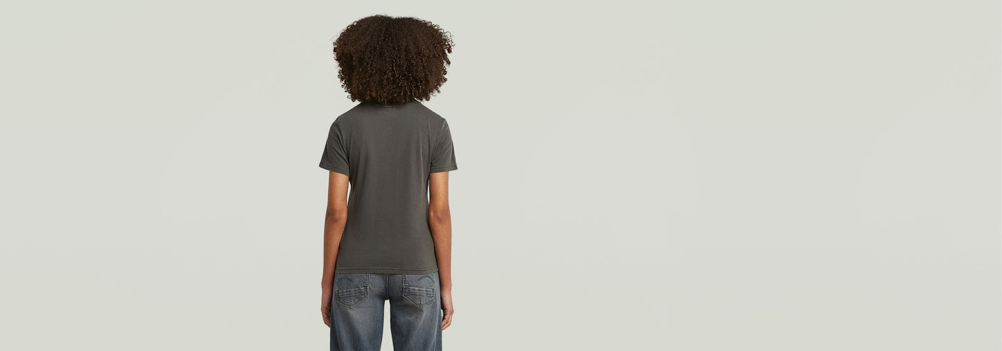 Camiseta Overdyed Front Seam