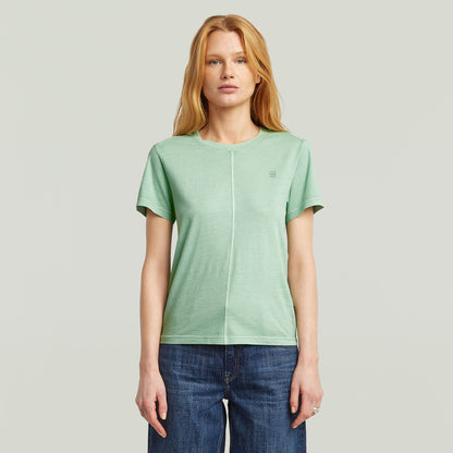 Camiseta Overdyed Front Seam