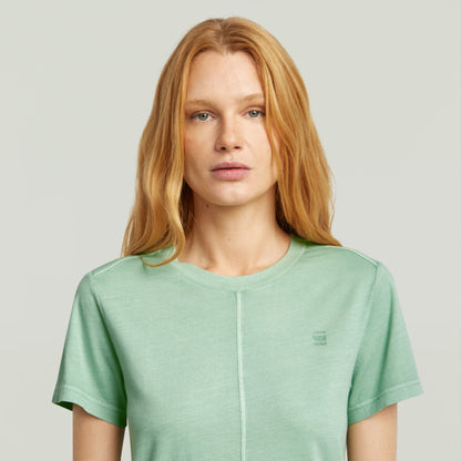 Camiseta Overdyed Front Seam