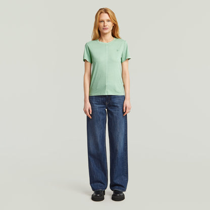 Camiseta Overdyed Front Seam