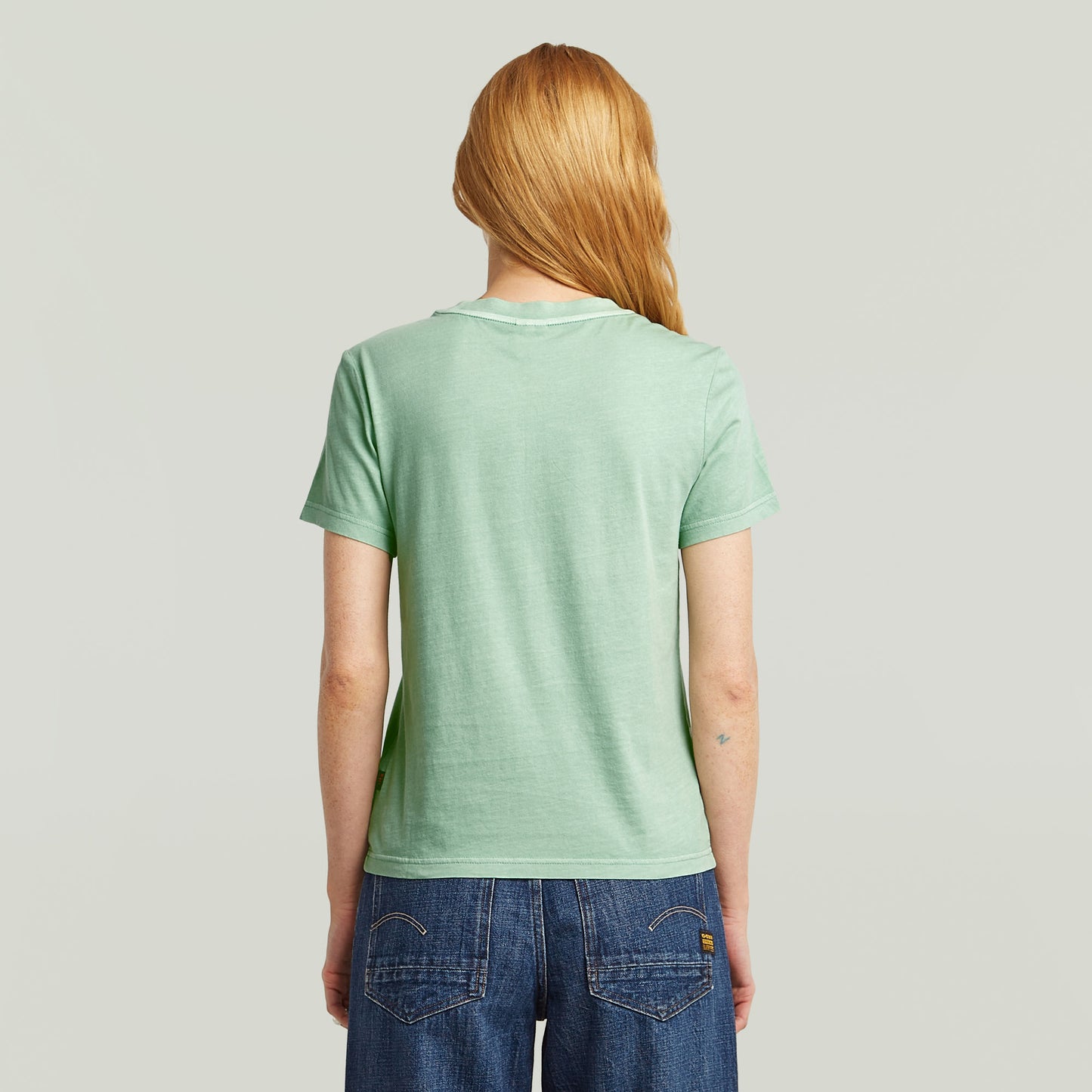 Camiseta Overdyed Front Seam