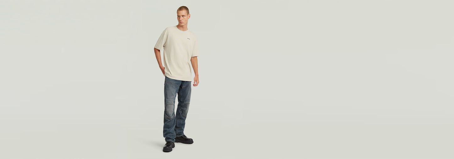 Camiseta Rib Insert Relaxed