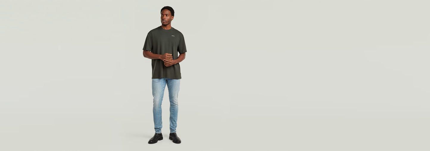 Camiseta Rib Insert Relaxed
