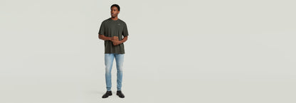 Camiseta Rib Insert Relaxed