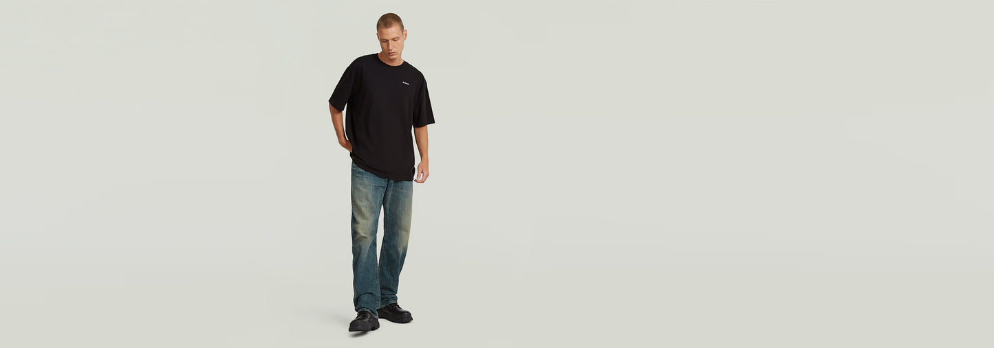Camiseta Rib Insert Relaxed