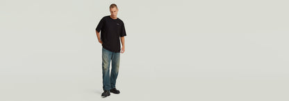 Camiseta Rib Insert Relaxed