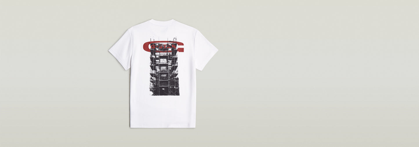 Camiseta Scaffolding Back Graphic