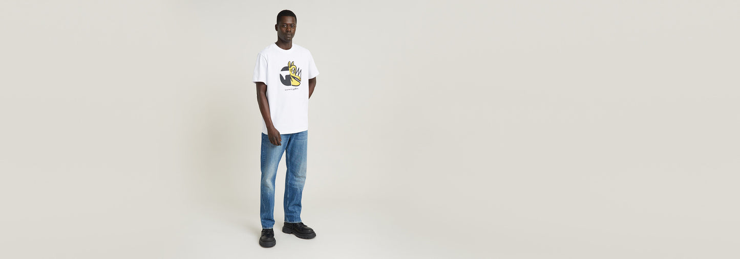 Camiseta Unisex Rhino Cartoon Loose