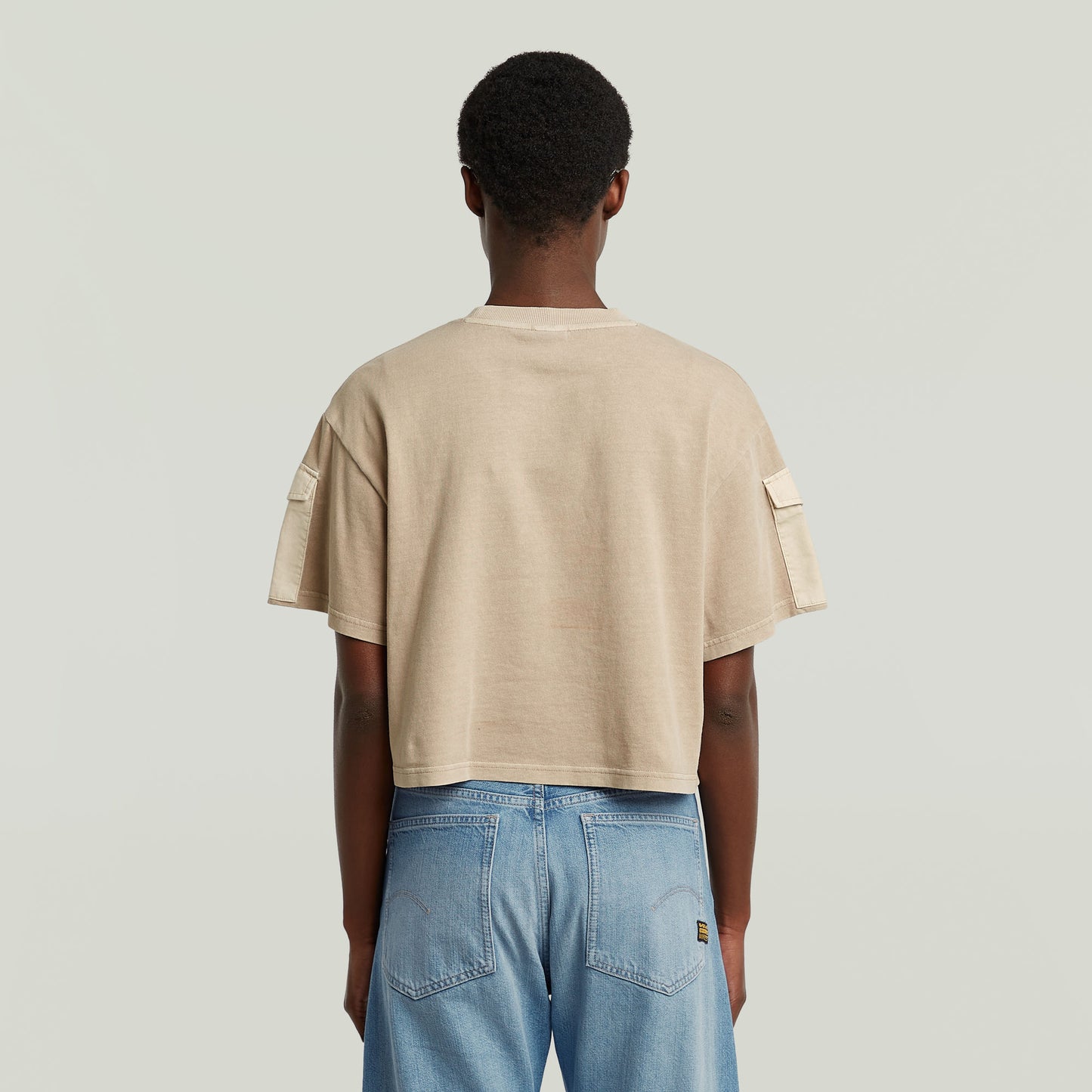 Camiseta Washed Mix Boxy Cropped