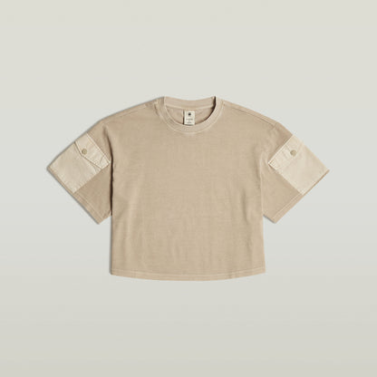 Camiseta Washed Mix Boxy Cropped