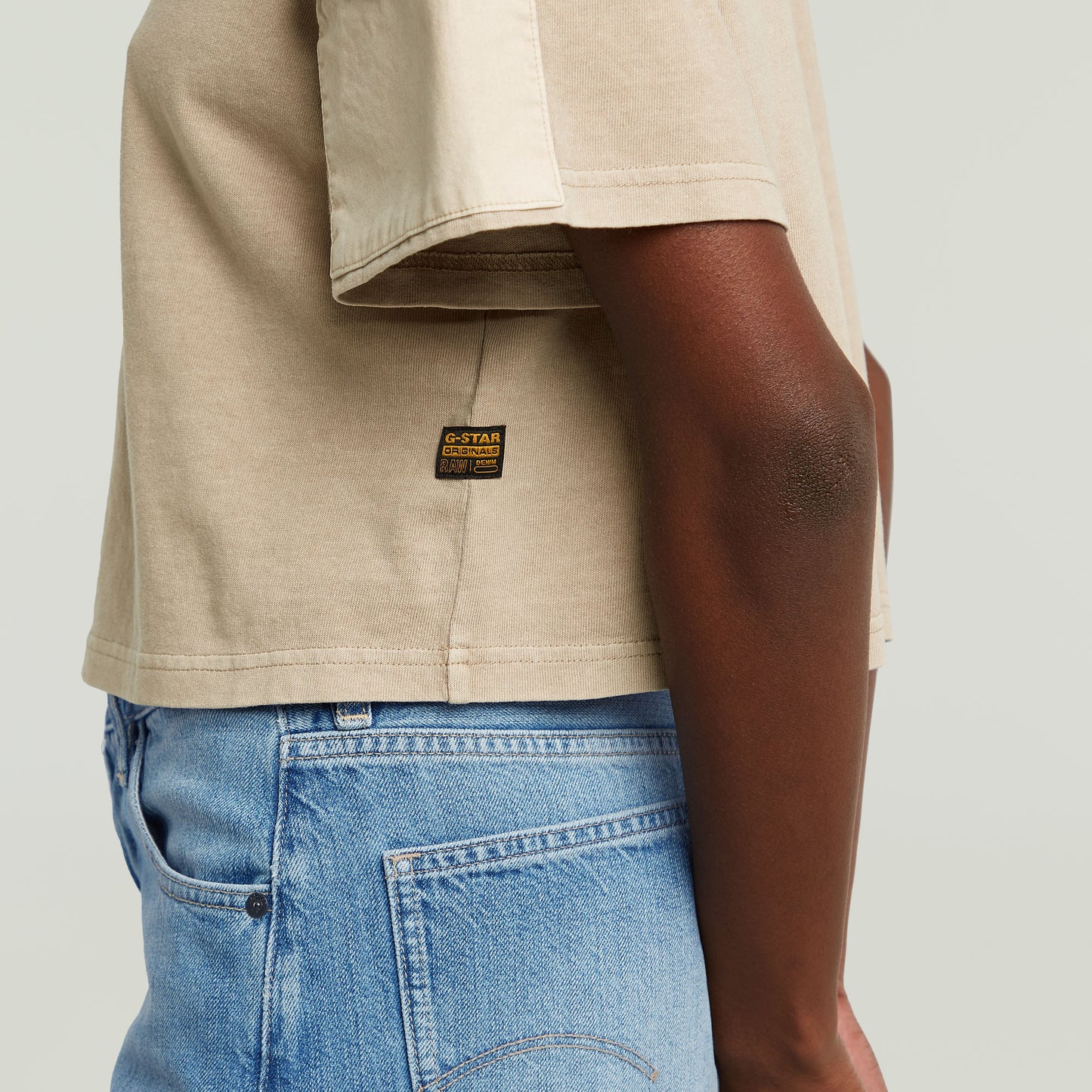 Camiseta Washed Mix Boxy Cropped