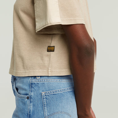 Camiseta Washed Mix Boxy Cropped