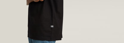 Camiseta Woven Mix Pocket Loose