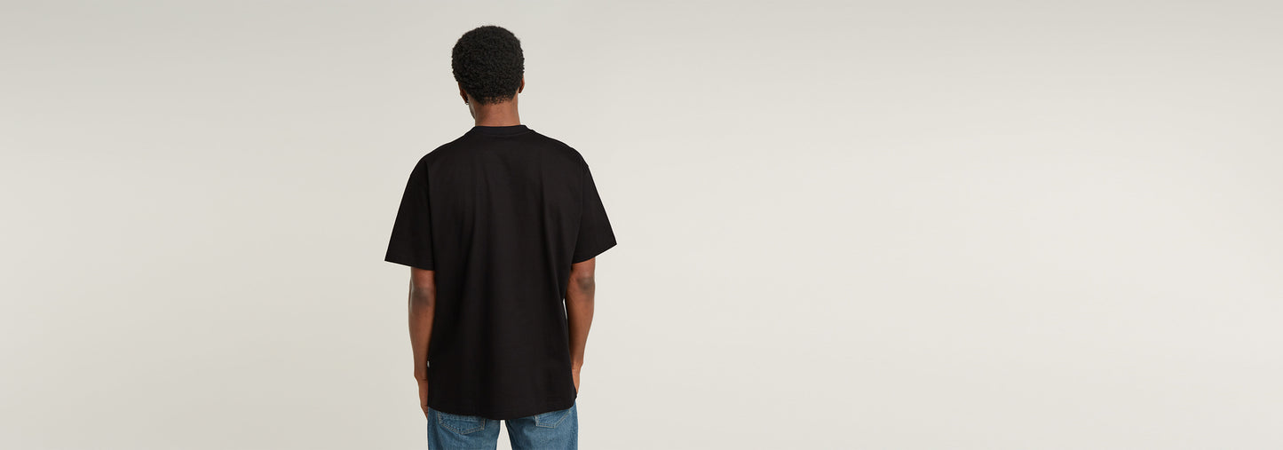 Camiseta Woven Mix Pocket Loose