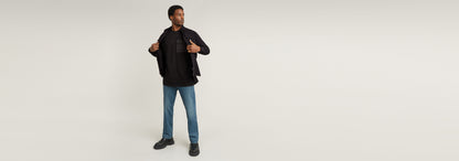 Camiseta Woven Mix Pocket Loose