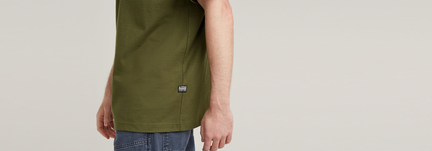 Camiseta Woven Mix Pocket Loose