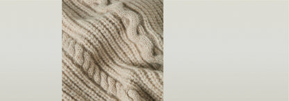 Chaleco de punto Cable Full Zip