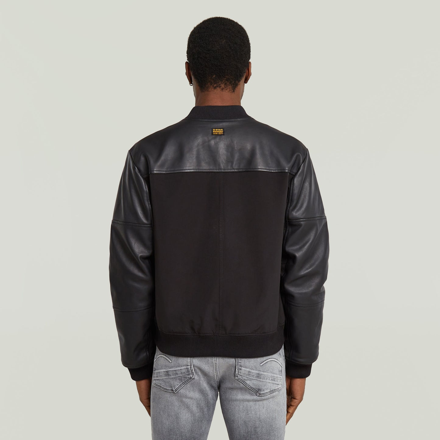 Chaqueta de cuero Varsity