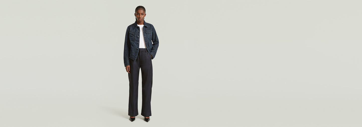 Chaqueta Pitched Hem Slim