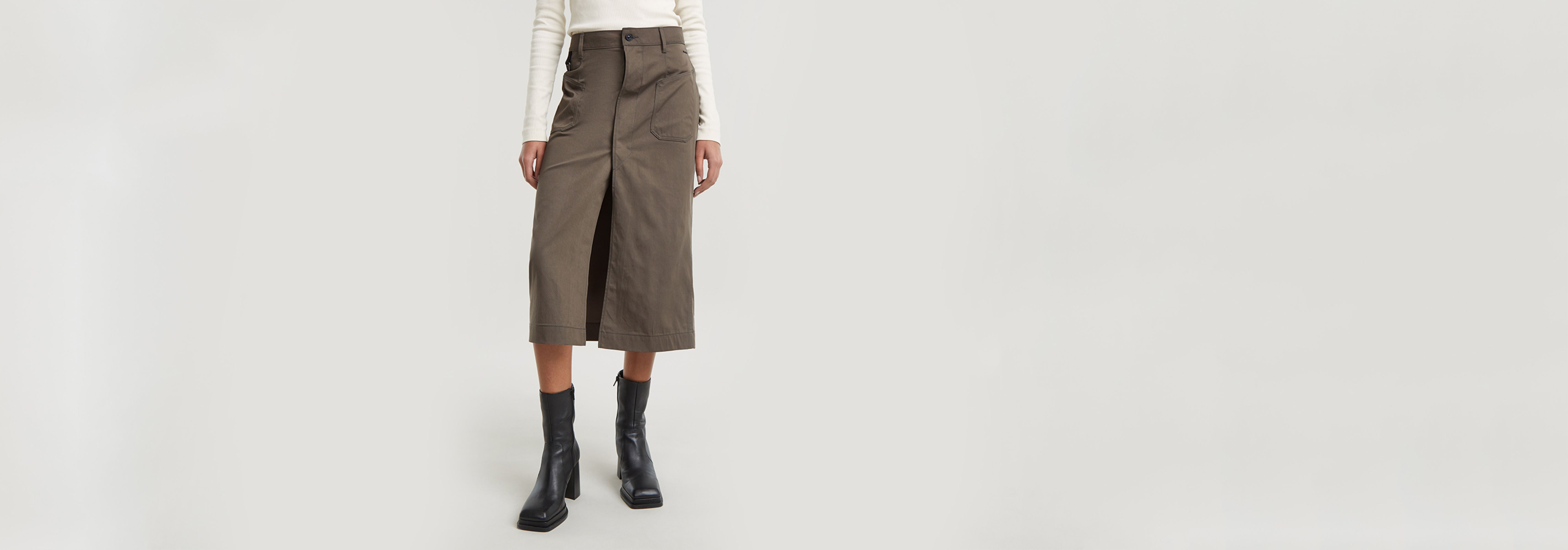Falda Midi Utility