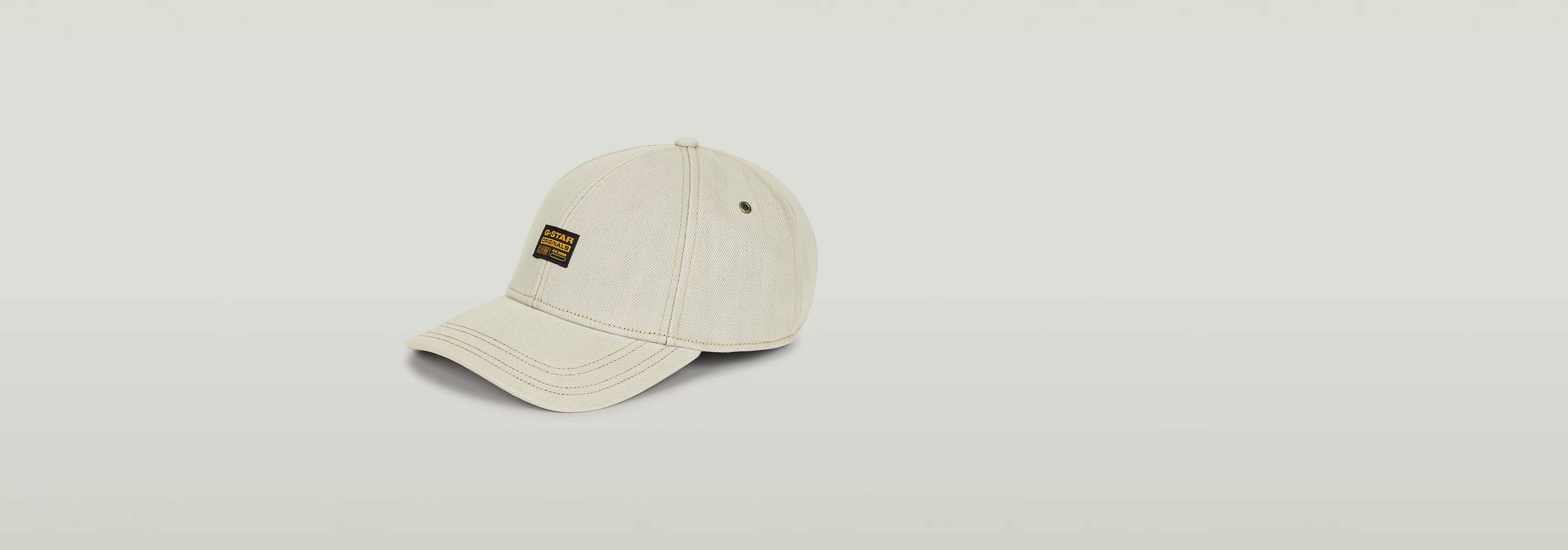 Gorra Originals Baseball, visera curvada con etiqueta tejida G-STAR, ajuste trasero a medida, duradera y ligera.