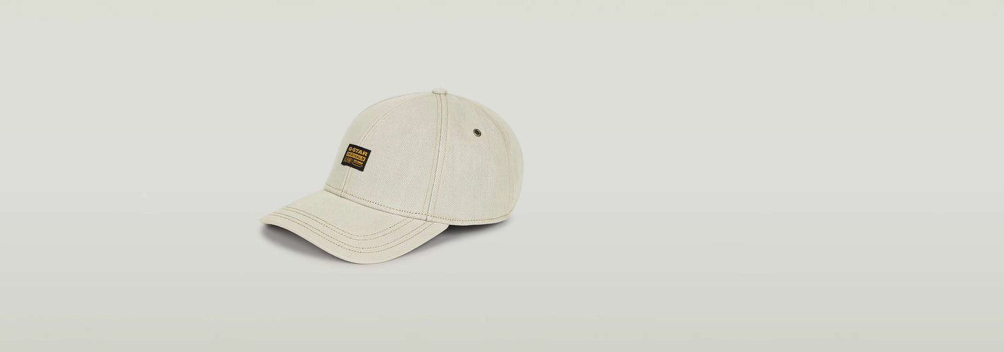 Gorra Originals Baseball, visera curvada con etiqueta tejida G-STAR, ajuste trasero a medida, duradera y ligera.