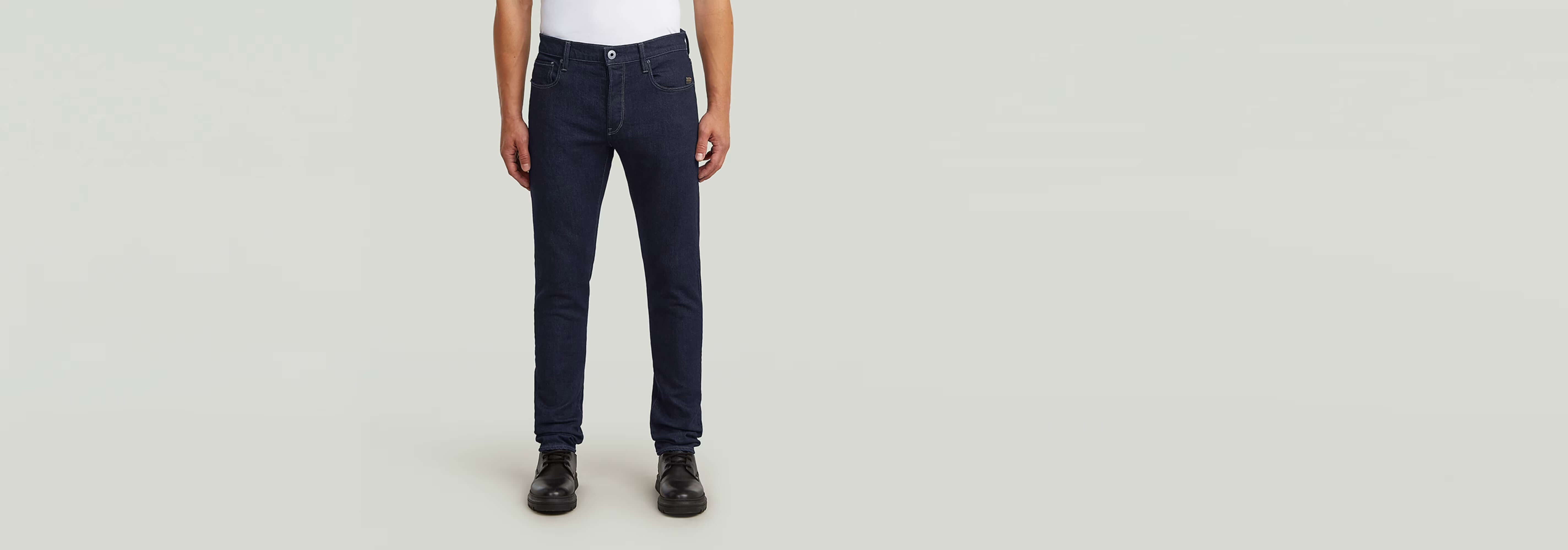 Jeans 3301 Slim: jeans de corte ajustado y diseño clásico, perfectos para el día a día.